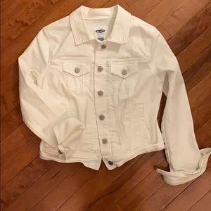 Old Navy - White Jean Jacket